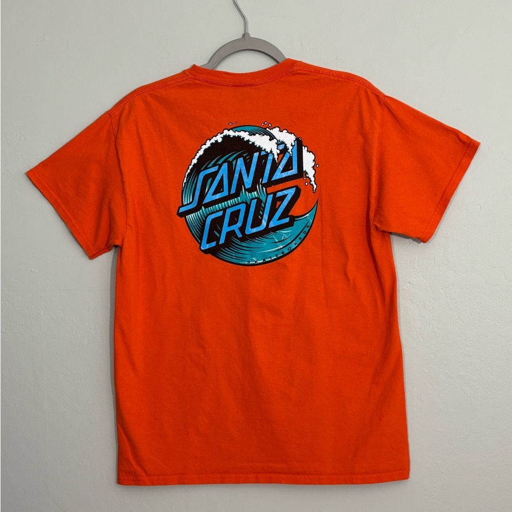 Santa Cruz Skateboards Orange logo tee M